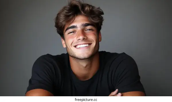 Smiling Caucasian Man Portrait