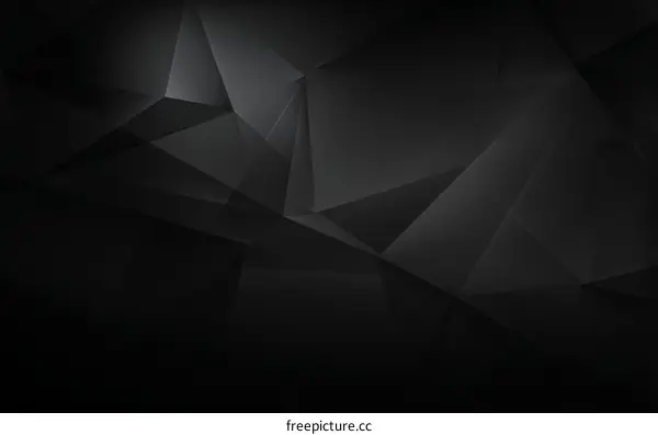Abstract Black Geometric Background Design
