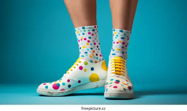 Funky and Colorful Feet