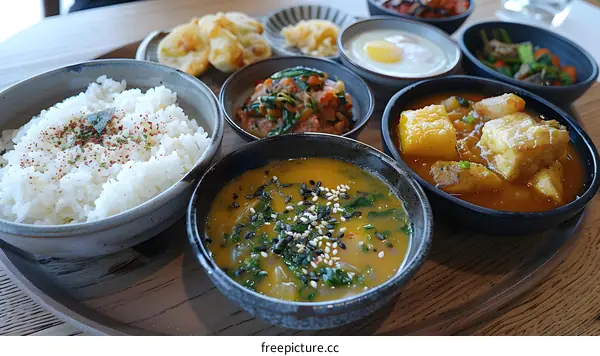 Asian Meal Set Table