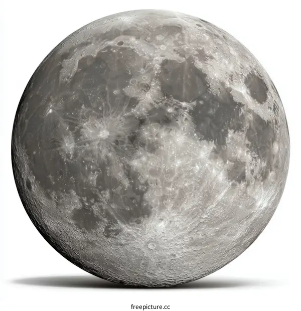 Detailed Image of the Moons Surface