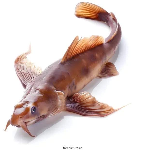 Fresh fish isolated on white background