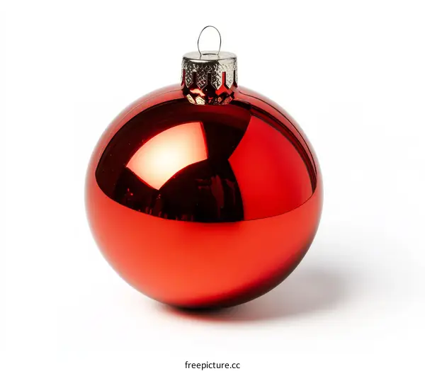 Shiny Red Christmas Ornament