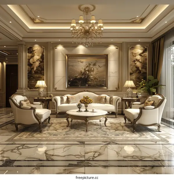 Luxury Living Room Interior Design