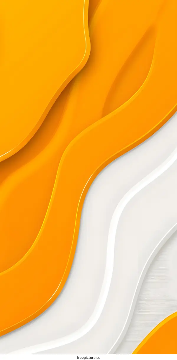 Abstract Background With Orange And White Color