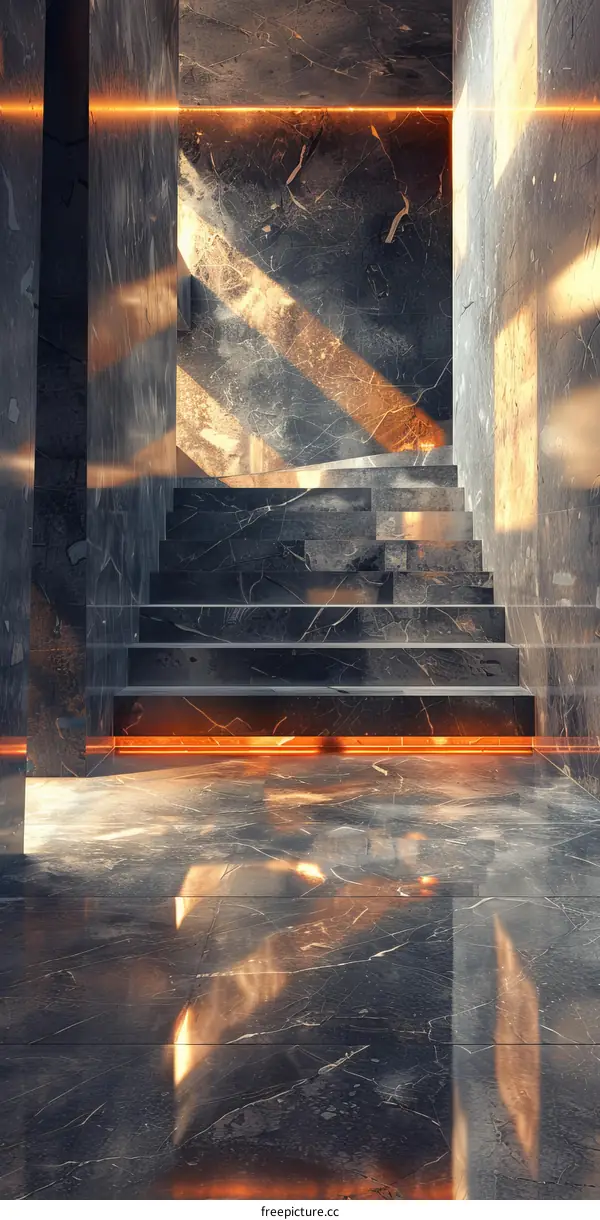 Abstract Interior Staircase Design