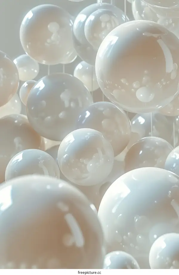 Abstract Sphere Arrangement Illustration