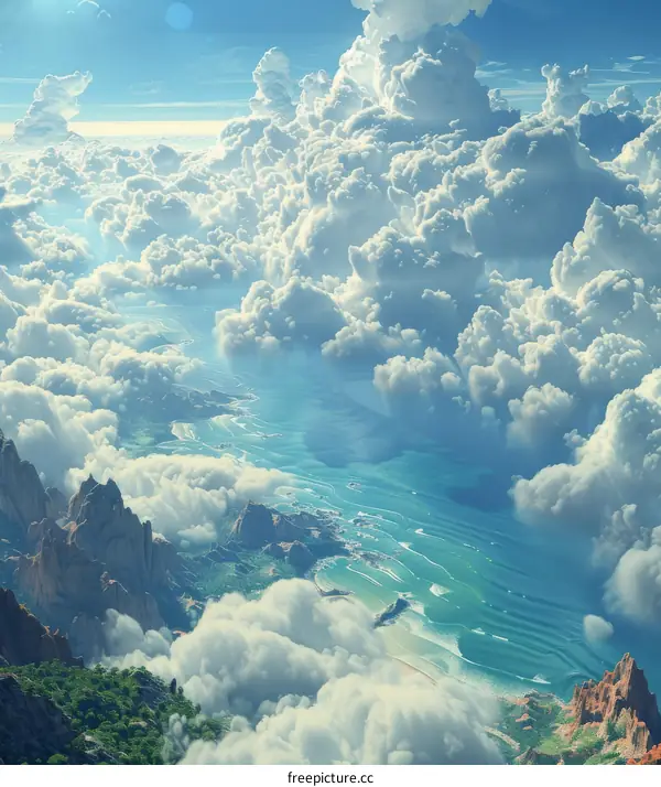 Majestic Coast and Mountains