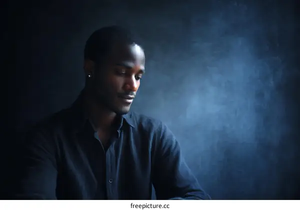 Melancholy Portrait of a Man