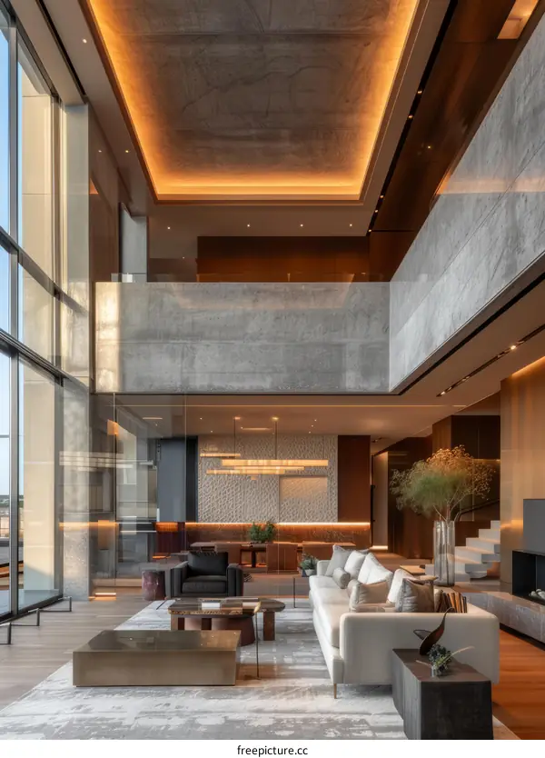 Modern luxury house interior design