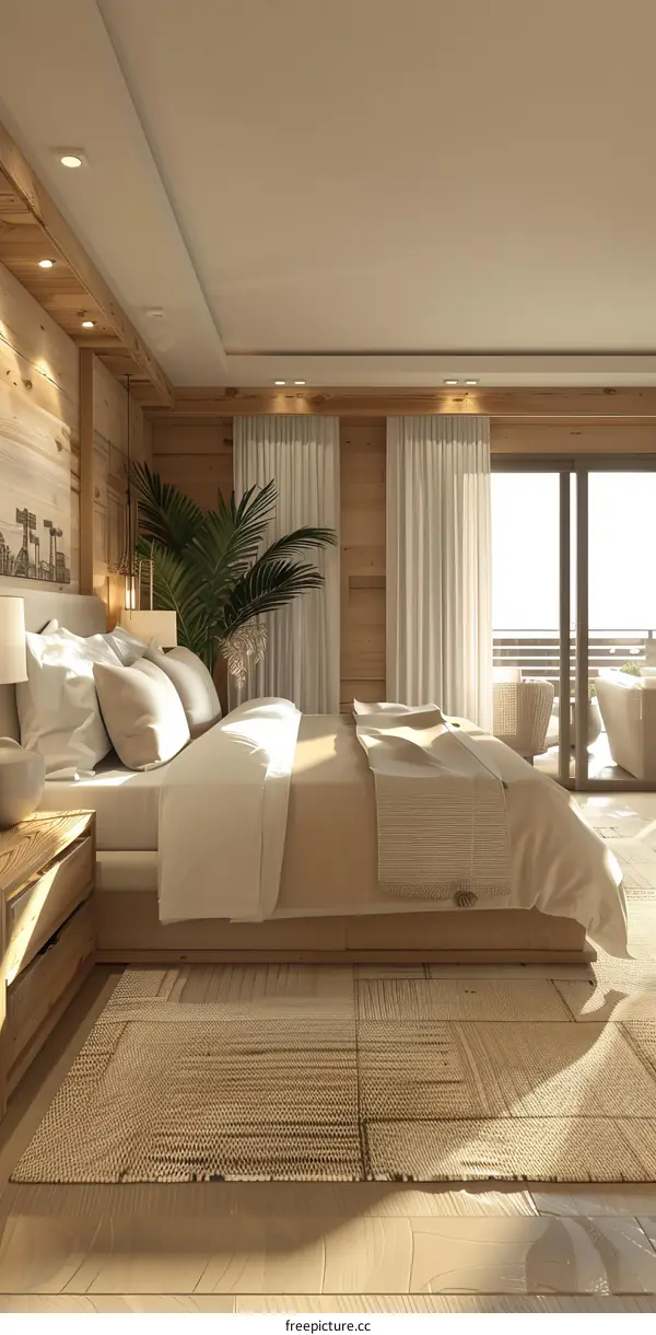 Modern Wooden Bedroom Interior Design