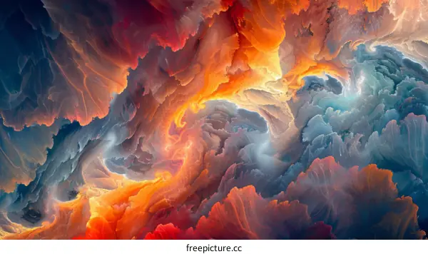 Colorful abstract background with paint splashes