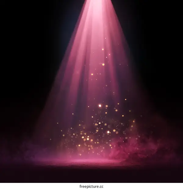 Pink Spotlight Abstract Background Illustration