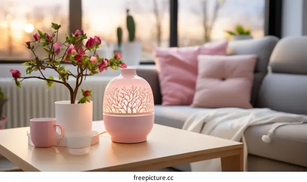 An example of pink home decoration