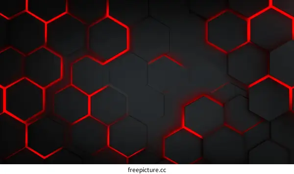 Abstract Geometric Hexagon Pattern Design