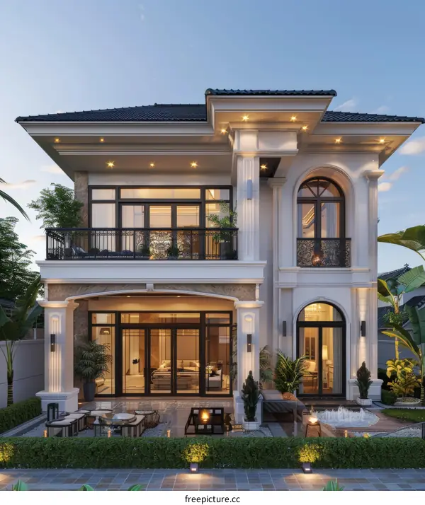 Modern House Design Render