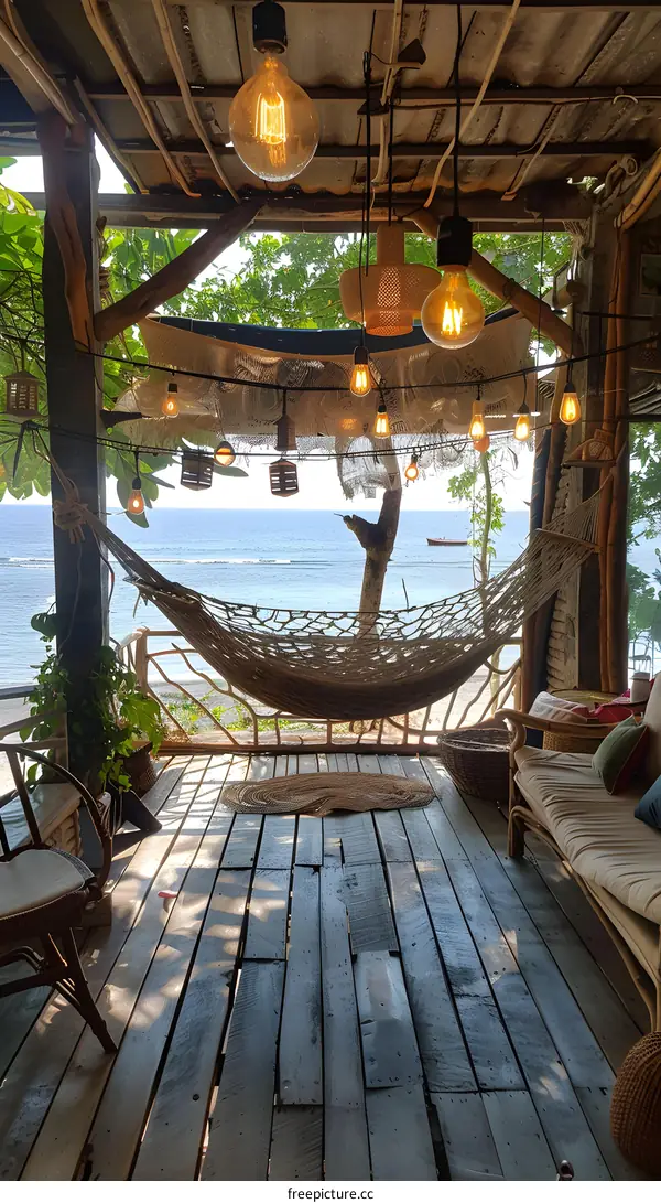 Relaxing Beach Hut Interior