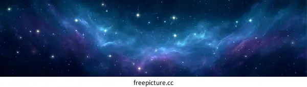 Stunning Cosmic Night Sky Illustration