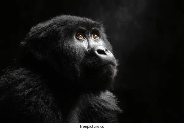 Gorilla Portrait in the Wild