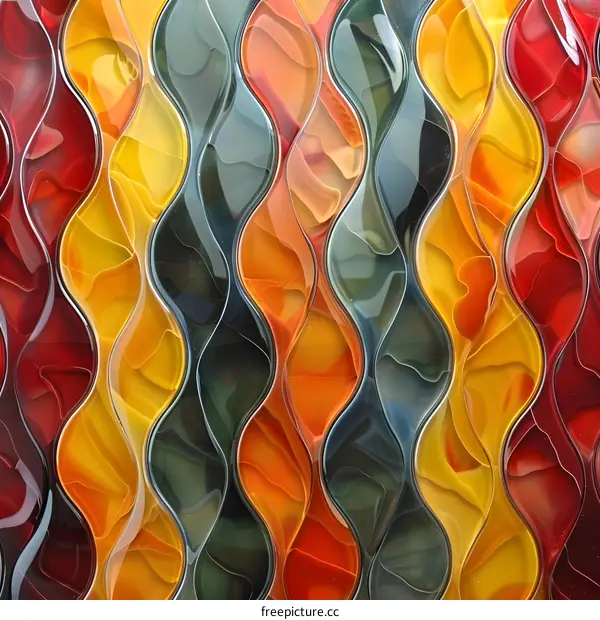 Colorful Glass Texture Background