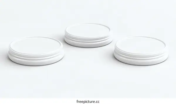 Modern Minimalist White Product Display Podiums