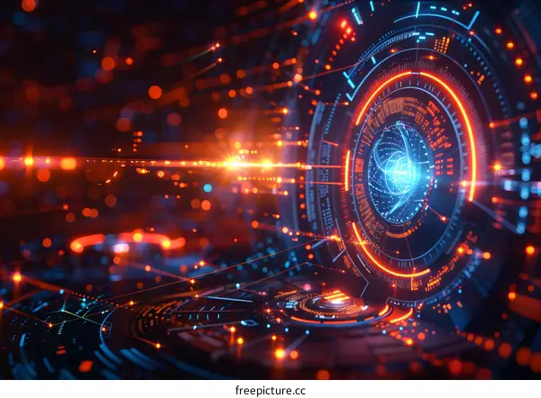 futuristic technology background