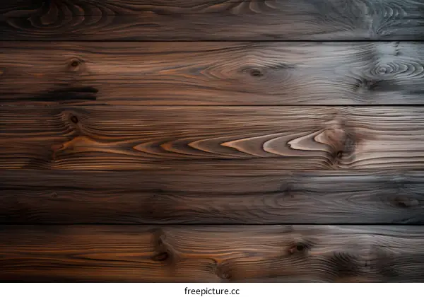 Rustic Wood Texture Background in Brown