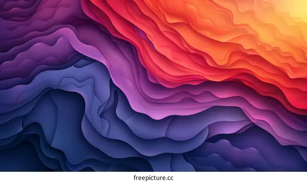 Abstract Art Background in Vibrant Colors