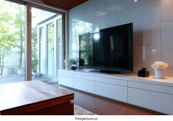 Modern Japanese Living Room Interior Design