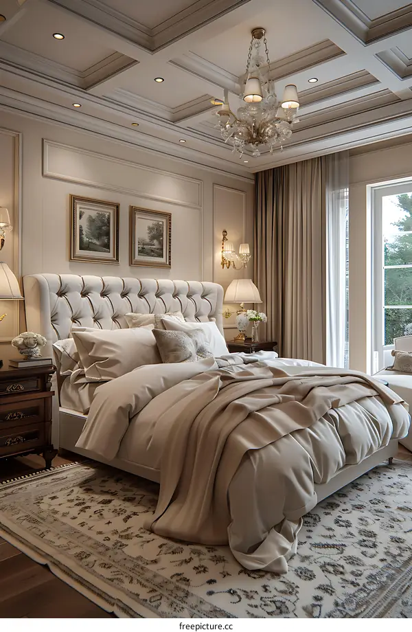 European-style bedroom