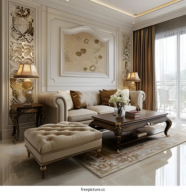 European style living room