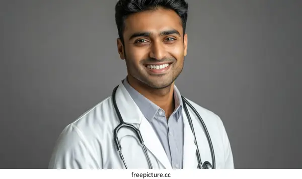 Portrait of a Smiling Doctor