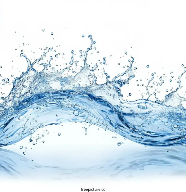 Water Splash Abstract Background Image