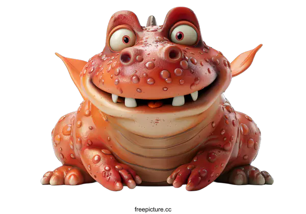 [Transparent Background PNG]Cute Cartoon Dragon Character Illustration