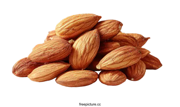 [Transparent Background PNG]Close Up of Almonds