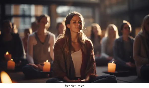 Meditation brings inner peace and harmony to the soul