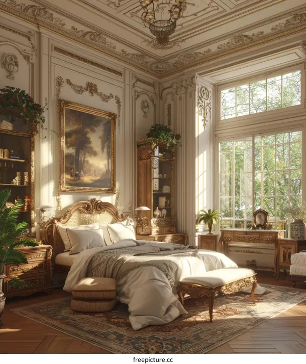European style bedroom