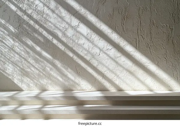 Light and Shadow on a Textured Wall