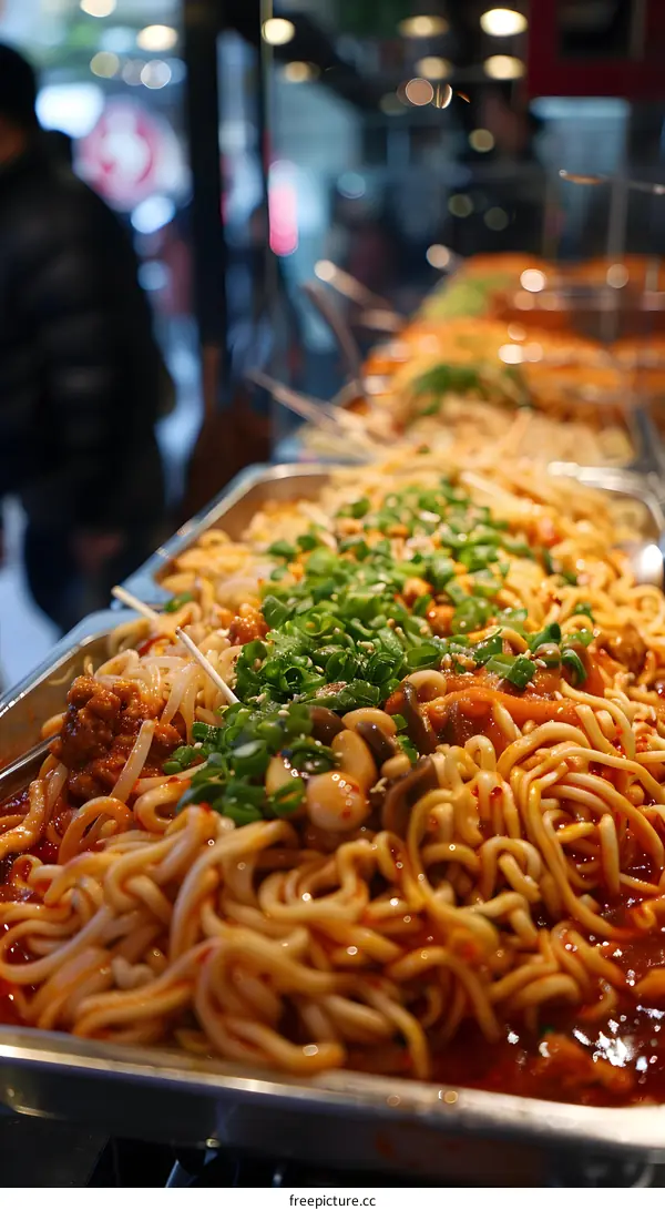 A variety of delicious Chinese food