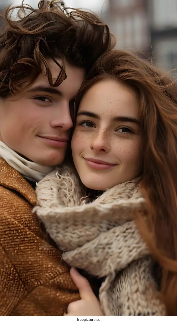 portrait of a young couple