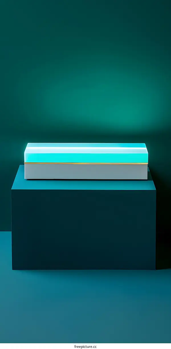 Abstract Geometric Shape Platform for Product Presentation