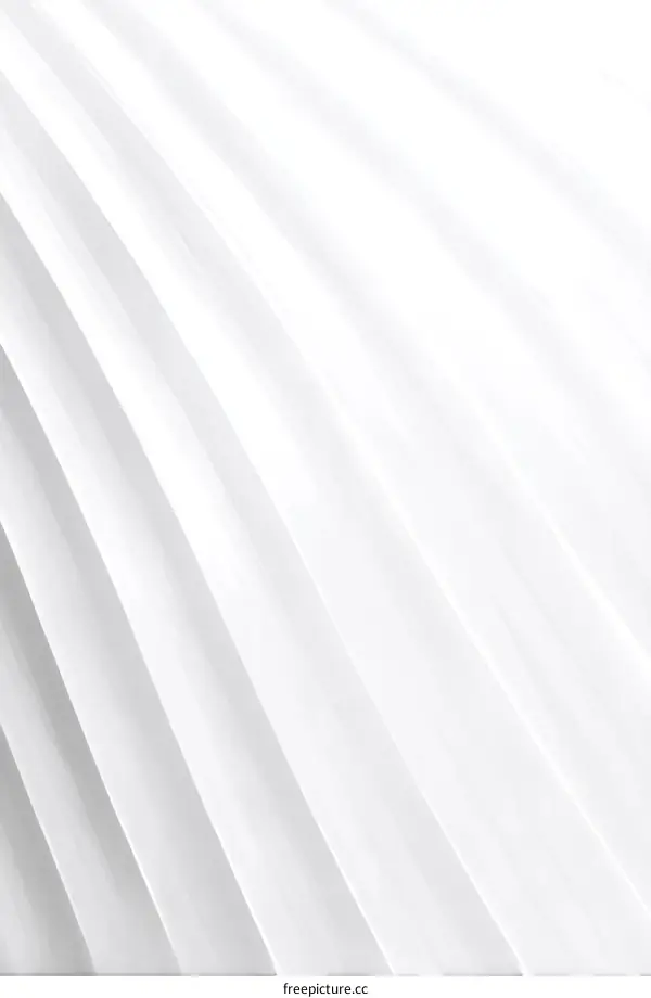 Abstract White Fabric Texture Close-up