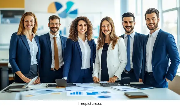 Successful Business Team Portrait