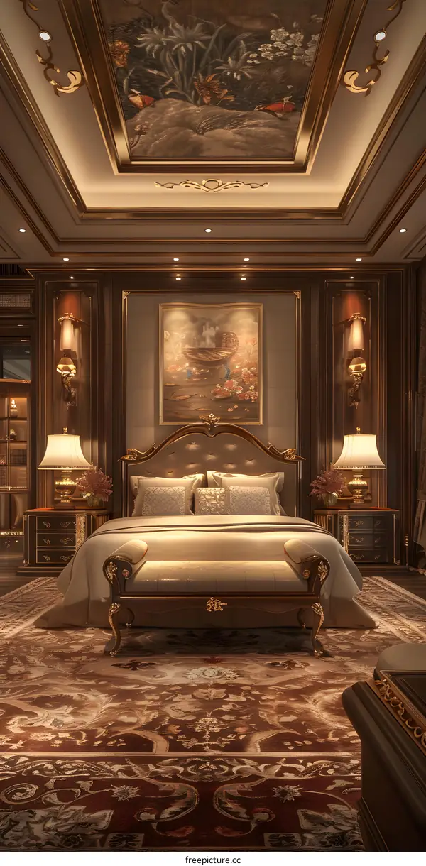 European-style bedroom