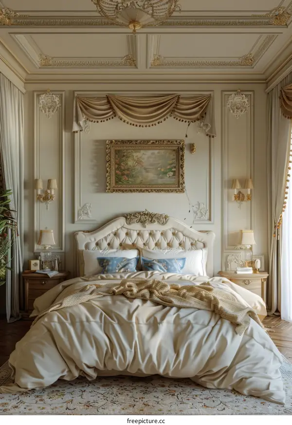 Elegant Classic Bedroom Interior Design