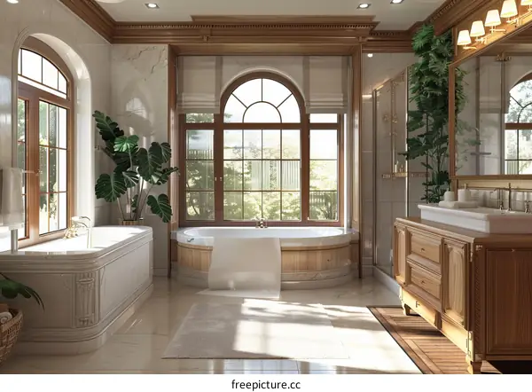 Luxury Classic Bathroom Interior Design