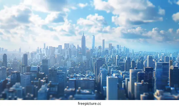 New York City Skyline with Empire State Building