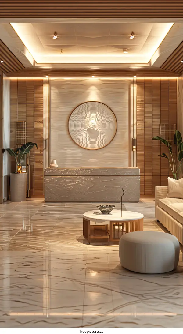 Modern Asian Interior Design Lobby