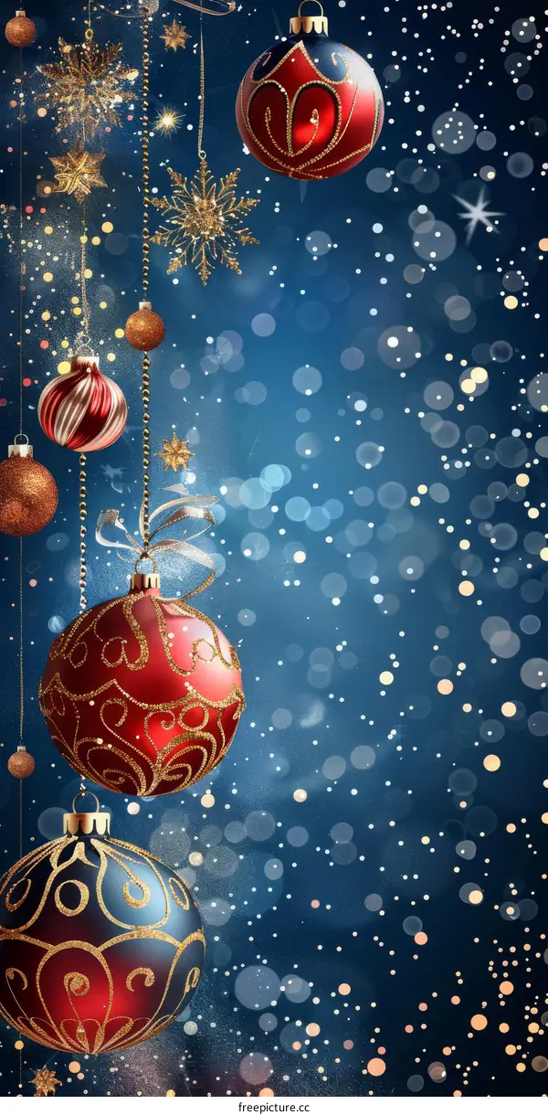 Sparkling Christmas Decorations: Festive Ornaments and Twinkling Lights