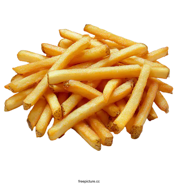 [Transparent Background PNG]Deliciously Crispy French Fries